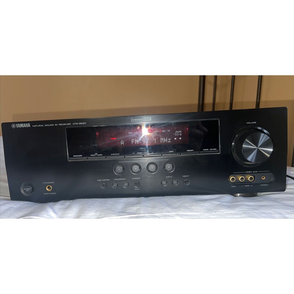 Yamaha HTR-6230 Natural Sound AV Receiver Amplifier No Remote Cinema DSP HDMI